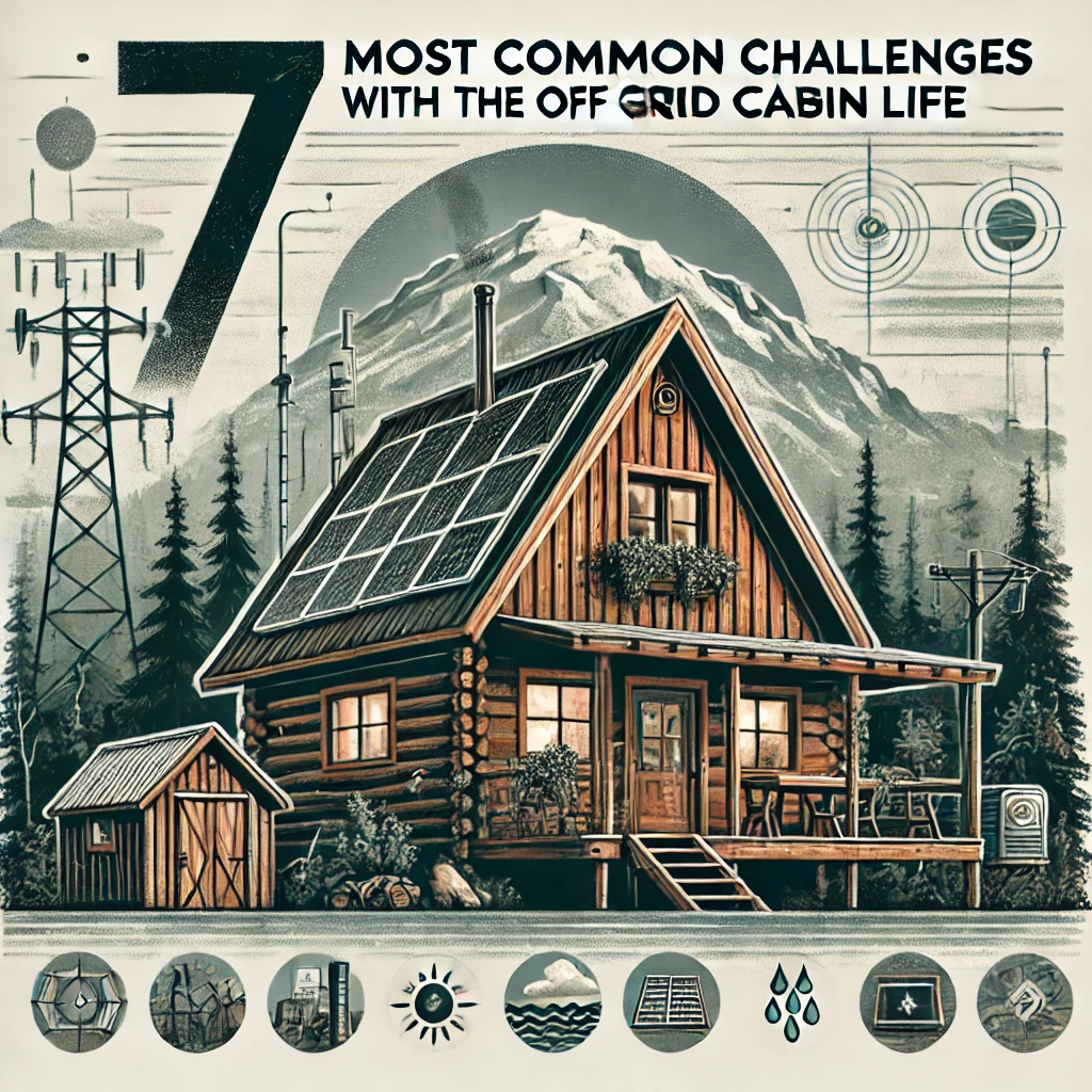 7 most common challenges people face with the off grid cabin life